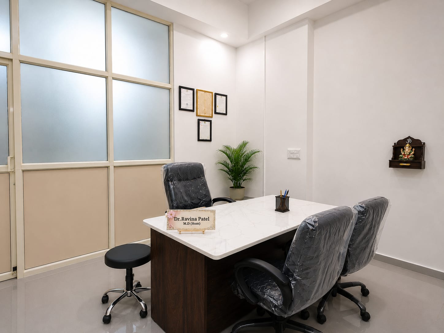 Sahaj Homeopathic Clinic consultation room